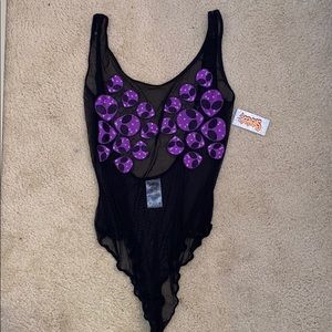 Mesh alien body suit